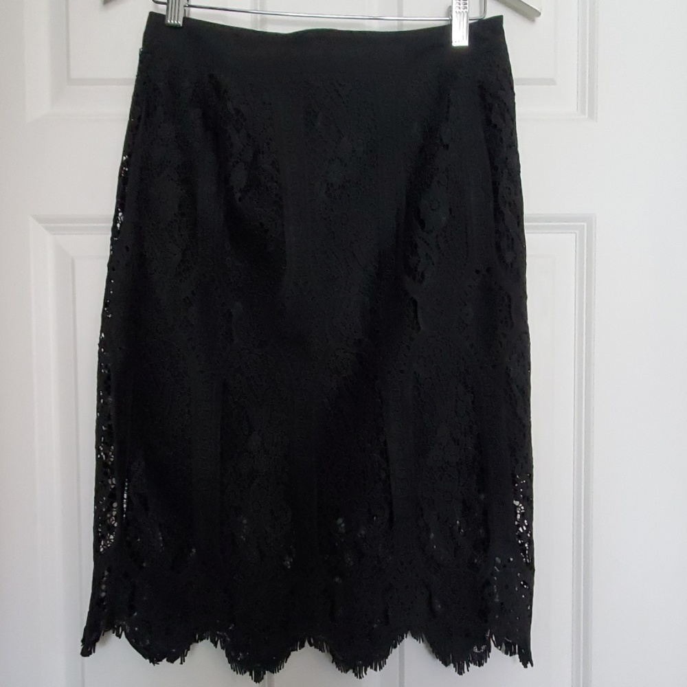 Sunday in Brooklyn Black Lace Skirt NWT - Picture 3 of 8